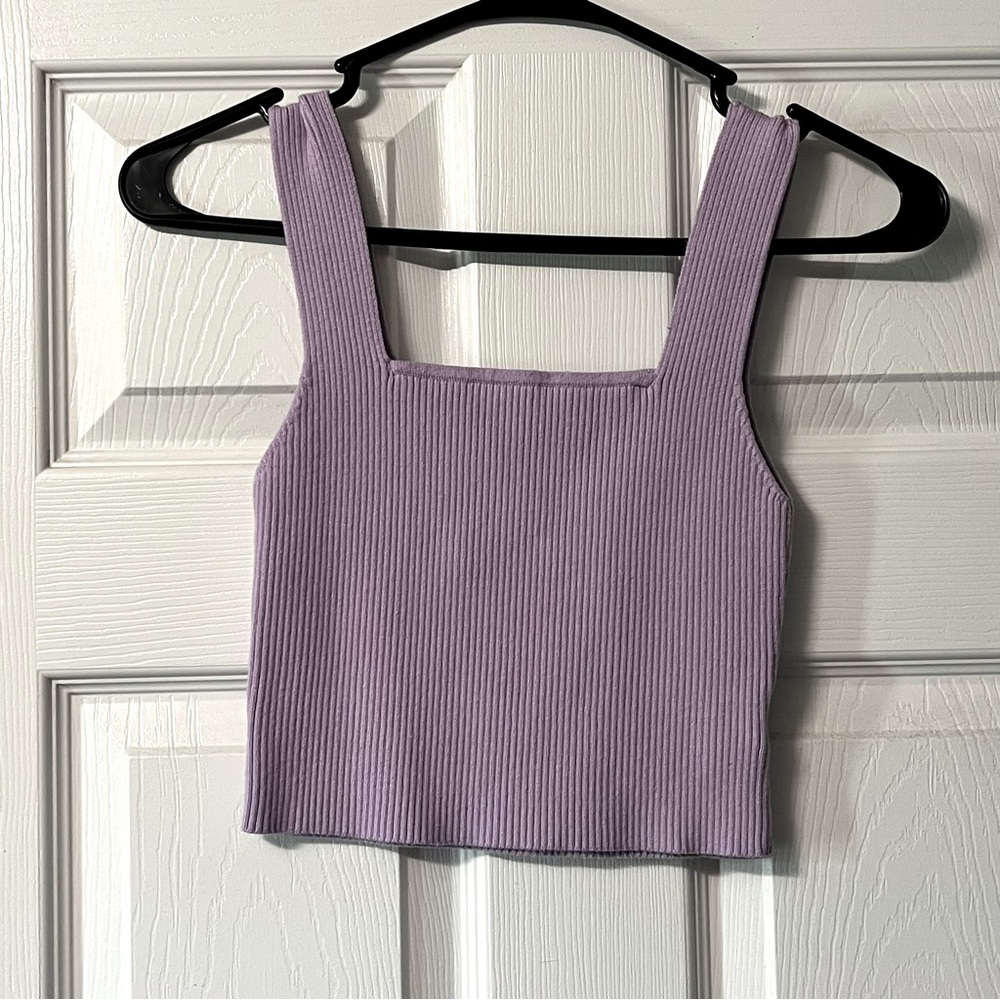 TWO Ribbed Tank Tops